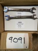 105 X YAMOTO 12X13MM CHROME VANADIUM DOUBLE OPEN END SPANNERS YMT-582-4950D