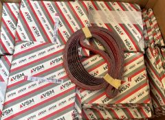 50x VSM ABRASIVES E07 XK885Y 50x4000mm GRIT 36 SANDING BELTS ABRASIVE SANDER BELT NEW SEALED   SHIPP