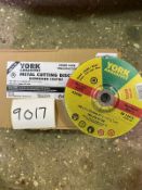 100 X YORK METAL CUTTING DISCS 180X3X22.2MM YRK-230-0710K