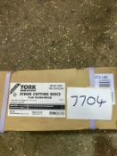 200 X YORK STONE CUTTING DISCS 125X3X22.2MM