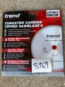 1 X TREND TUNGSTEN CARBIDE TIPPED SAW BLADE 305MM X 84T X 30MM TRE-280-2806W