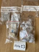 SMC mixed lot: 26 x KQ2H08-U01A Male Connector 8xG1/8, 1 x CQ2B20-10D Air Cylinder, 1 x D-M9PSAPC Au