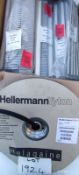 40x CABLE SUPPORTS + 1x ROLL HELLERMAN TYTON BRAIDED SLEEVING 100m