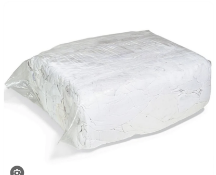 25x WHITE LINEN GRADE 2 RADS RAGS WIPES WIPERS 40x40cm 10KG