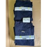 20x Pairs Halo Ladies Navy Classic Work Trousers Size 20 Leg 33 - Industrial workwear clothing