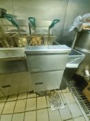 Pitco 40lb gas deep fryer 16" x 35"