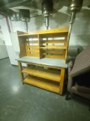 Wooden hutch (basement)