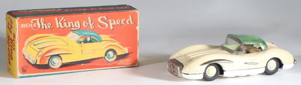 Asahi Toy Company ATC Japan Blechauto Benz the King of Speed