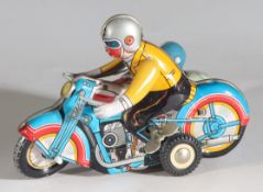 Konvolut China Spielzeug USA Limousine + Motorrad mit Beiwagen