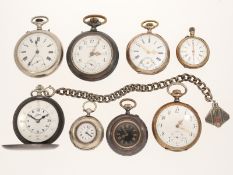 Taschenuhr: Konvolut antike Taschenuhren 1870-1920