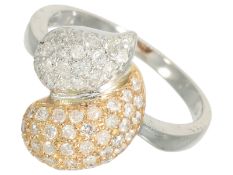 Ring: moderner Brillantring, neuwertig