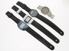 Armbanduhr: Konvolut vitage Uhren, dabei 3x Junghans Mega