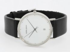 Armbanduhr: Georg Jensen Henning Koppel Design Herrenuhr/Damenuhr mit Originalbox
