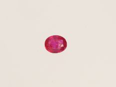 Rubin: natürlicher Burma-Rubin von ca. 0,84ct