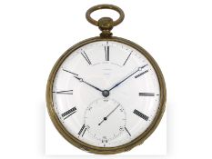 Taschenuhr: Werk eines feinen englischen Chronometers, French London No. 6028, um 1820