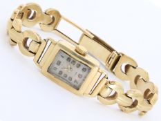 Vintage Damen-Armbanduhr in 14K Gelbgold