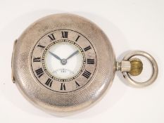 Englische Taschenuhr/Uhrenkette mit Kompass, König. Uhrmacher Benson London um 1900