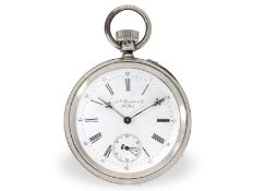 Taschenuhr: seltenes hochfeines Ankerchronometer, Meylan Geneve um 1900
