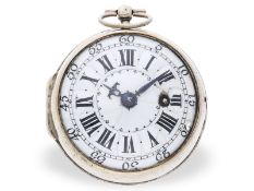Taschenuhr: außergewöhnliche Oignon mit Prunkwerk, Silberbrücke, Jean Baptiste Paillard Paris um 173