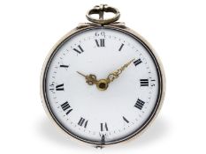 Taschenuhr: frühe Londoner Sackuhr um 1700, Joseph Windmills London