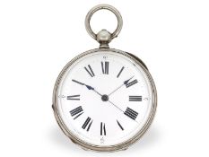 Taschenuhr: rare, große Beobachtungsuhr für den chinesischen Markt, Duplex Fleurier um 1850