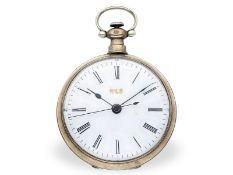Taschenuhr für den chinesischen Markt mit Scheinpendel, Fleurier um 1860