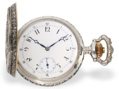 Taschenuhr: eine der seltensten und frühesten Schützenuhren "Tir Federal Geneve 1887", verm. Geneva 