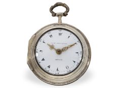 Taschenuhr: seltene Doppelgehäuse Spindeluhr für den osmanischen Markt, Brockbanks London