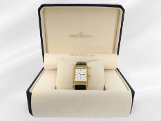 Armbanduhr: luxuriöse und gefragte LeCoultre Reverso "Duetto" mit Brillantbesatz, Full-Set