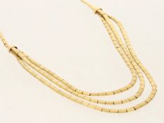 Kette/Collier: vintage Goldcollier, 70er Jahre