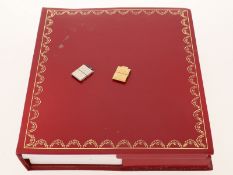 Uhrenarmbandglieder von Cartier, 2 x Gold, 2 x Stahl/Gold, Cartier Santos Lady