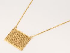 Kette/Collier: vintage Mittelteil-Goldcollier