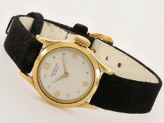 Armbanduhr: vintage IWC Damenuhr in 18K Gold, 50er Jahre