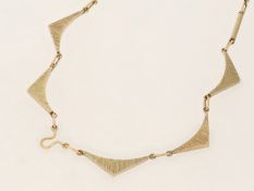 Kette/Collier: vintage Goldschmiedearbeit, 70er Jahre