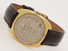 Armbanduhr: automatische vintage Zenith Herrenuhr, Edelstahl/vergoldet, 60er Jahre