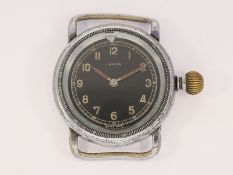 Armbanduhr: militärische Fliegeruhr von Lanco, 40er Jahre