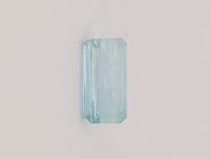 Smaragd in seltener Farbe, natural bluish Green, 3,8ct, hoher Reinheitsgrad