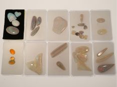 Opal: kleine, interessante Opalsammlung, FUNDGRUBE!