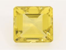 Außergewöhnlich großer Lemon-Citrin von 99ct