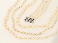 Kette/Armband: Konvolut vintage Perlenschmuck