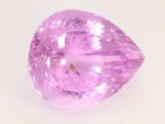 Kunzit von herausragender Qualität und Größe, 136,6ct, Spitzenqualität Kunar Tal, AIG Report