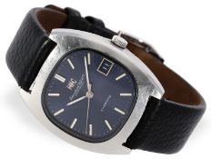 Wristwatch: IWC Classic Ref. 1872 Square Cushion “TV”, steel, manufactured in 1972