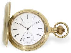 Taschenuhr: legendäres Girard Perregaux "3-Brücken-Tourbillon" mit Originalbox, Observatoriumschrono