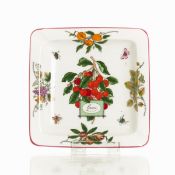 Aschenbecher mit Früchtedekor - Gucci, Richard Ginori, Doccia 1970/80er Jahre
