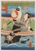 Farbholzschnitt von Utagawa Kunisada (Toyokuni III)