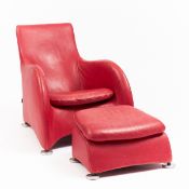 Gerard van den Berg - Sessel mit Ottomane "Loge"