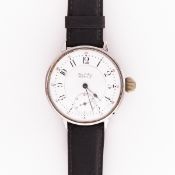 Benj. F. Mayo Herrenarmbanuhr in Stahl mit Taschenuhrenwerk