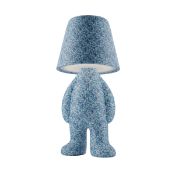 Tischleuchte Bigger Brother Blue Mix - Stefano Giovannoni, Qeeboo