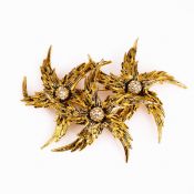 HATTIE CARNEGIE - Vintage-Brosche ''Starburst''