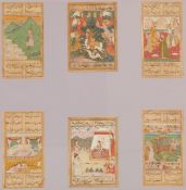 Sechs Miniaturen nach Dschamis Masnawi ''Yusuf va Zulaykha''